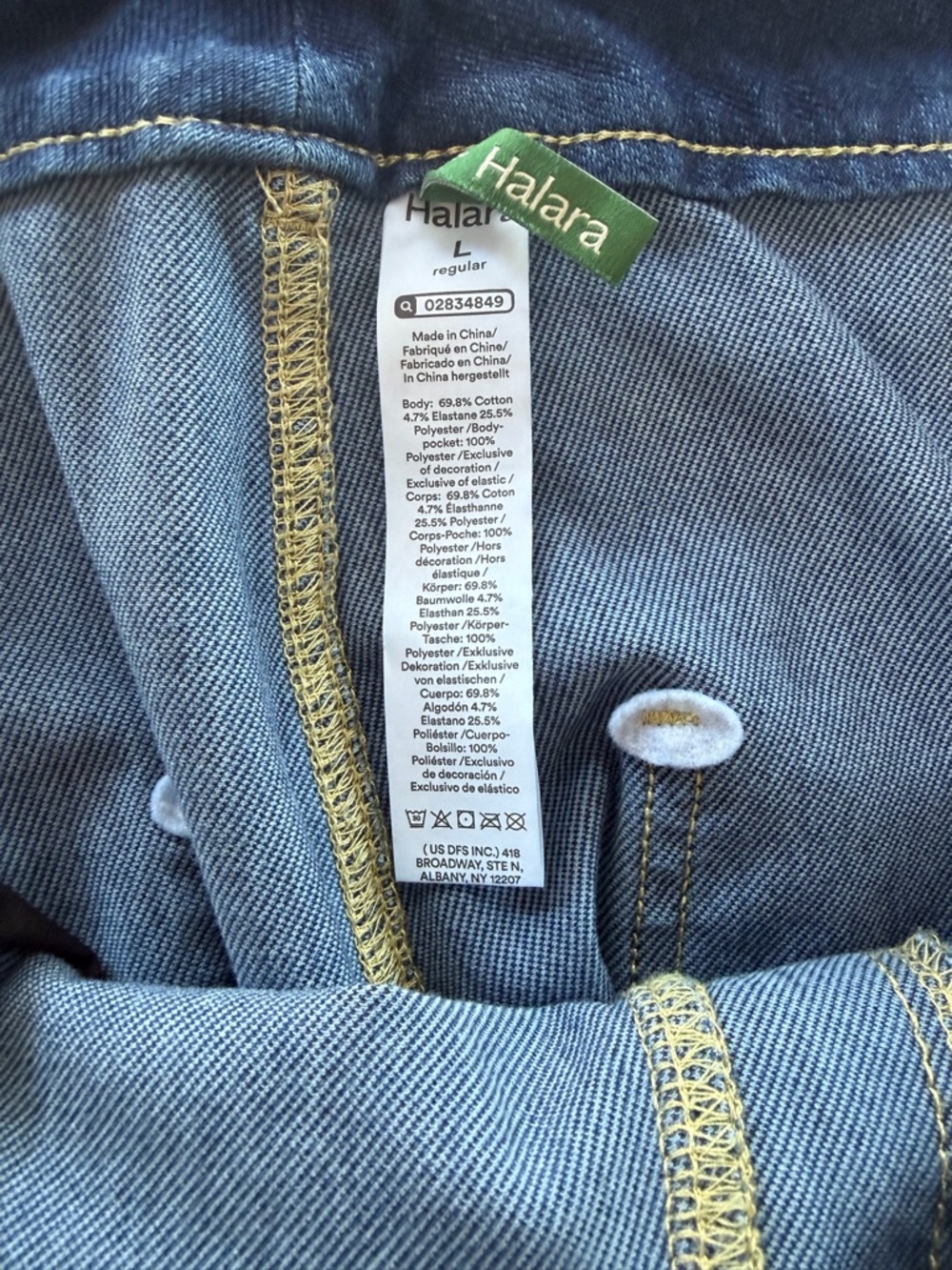 Halara Flex Barrel Leg Jeans Size Large NWOT - Picture 3 of 16